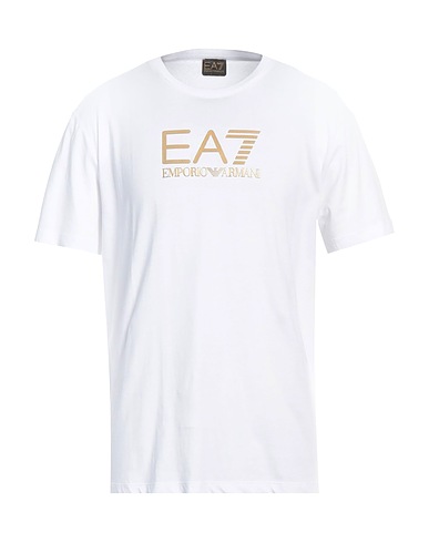 EA7 T-shirt White 100% Cotton