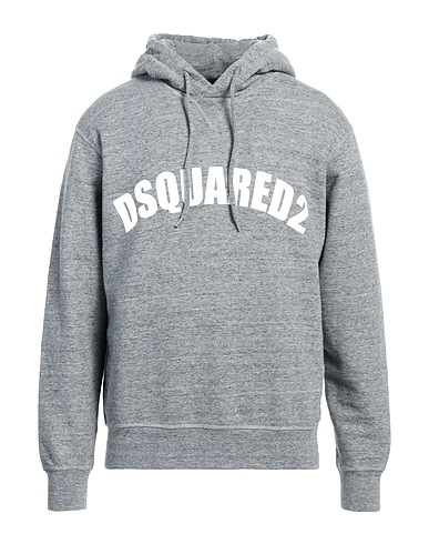 DSQUARED2 Felpa Grigio 100% Cotone, Elastan