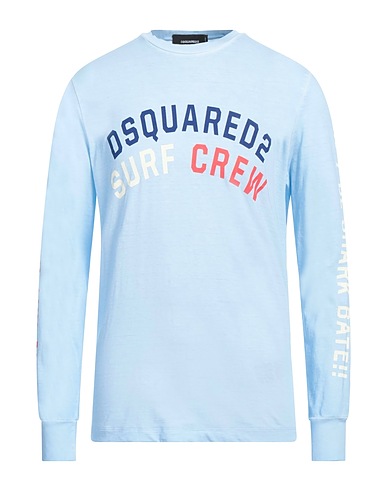 DSQUARED2 T-shirt Sky blue 100% Cotton