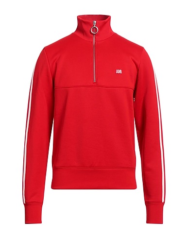 AMI ALEXANDRE MATTIUSSI Sweatshirt Rot 60% Polyamid, 40% Baumwolle, Elastan