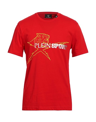 PLEIN SPORT T-shirt Red 100% Cotton