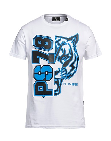 PLEIN SPORT T-shirt White 95% Cotton, 5% Elastane