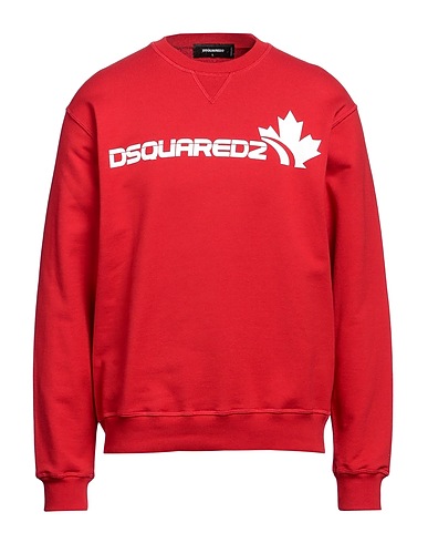 DSQUARED2 スウェット レッド コットン 100%