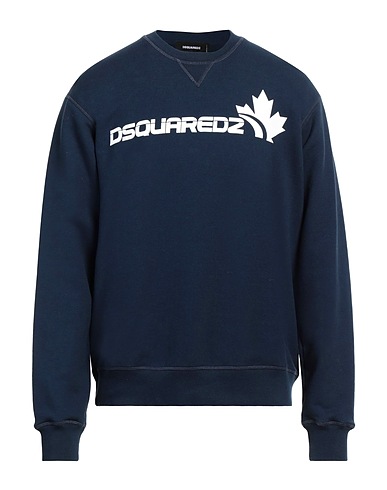 DSQUARED2 Sweatshirt Midnight blue 100% Cotton