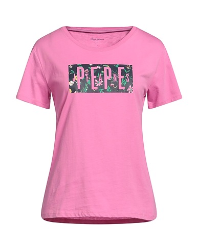 PEPE JEANS T-shirt Pink 100% Cotton