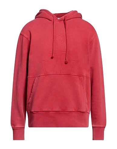 JW ANDERSON Hooded sweatshirt Garnet 100% Cotton, Elastane