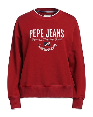 PEPE JEANS Felpa Mattone 100% Cotone