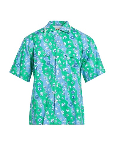 MARNI Patterned shirt Green 100% Cotton