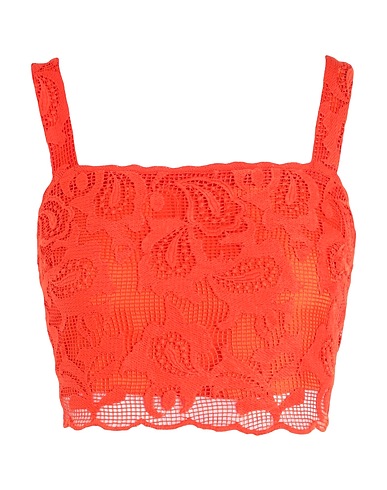 TOPSHOP Top Orange 100% Polyester