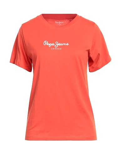 PEPE JEANS T-shirt Arancione 100% Cotone