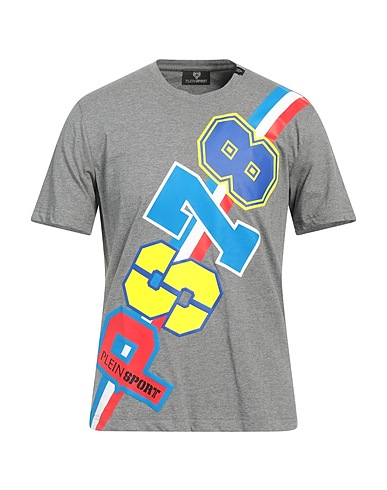 PLEIN SPORT T-shirt Grey 100% Cotton