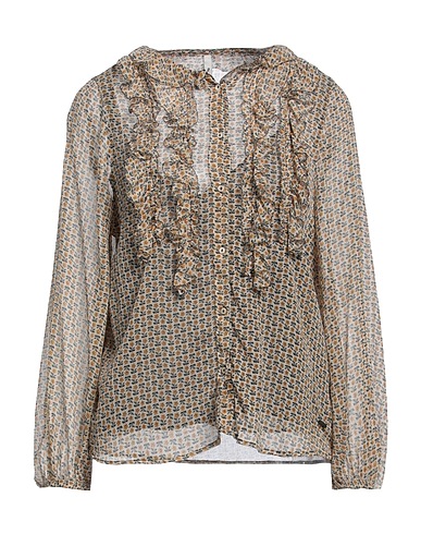 PEPE JEANS Camisas y blusas de flores Blanco 100% Poliéster
