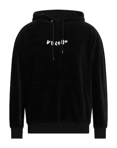 VOLCOM Hooded sweatshirt Black 65% Cotton, 33% Polyester, 2% Elastane