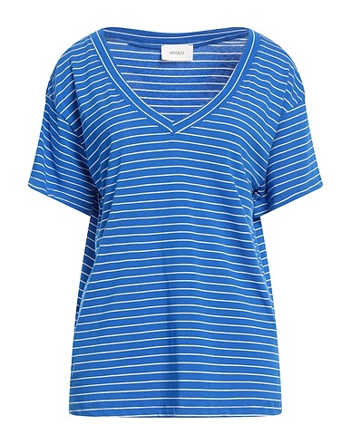 VICOLO T-shirt Azzurro 95% Cotone, 5% Elastan