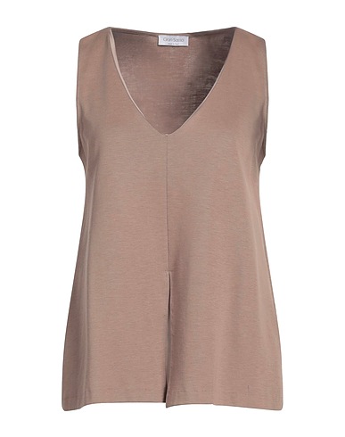 GRAN SASSO Top Taupe 94% Cotton, 6% Polyamide