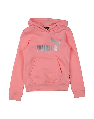 PUMA Sweatshirt ESS+ Logo Hoodie FL G
 Salmon pink 68% Cotton, 32% Polyester, Elastane