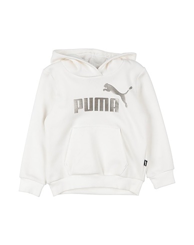 PUMA Sweatshirt ESS+ Logo Hoodie FL G
 Off white 68% Cotton, 32% Polyester, Elastane