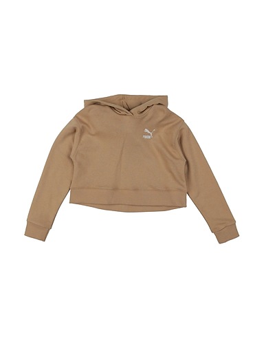 PUMA Hooded track jacket  CLASSICS Hoodie TR G Sand 68% Cotton, 32% Polyester, Elastane