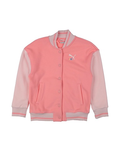 PUMA Jacket CLASSICS SWEATER WTHR Bomber Jacket G
 Pink 66% Cotton, 34% Polyester, Elastane