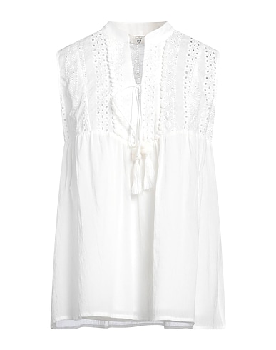 TWINSET Top U&B White 100% Cotton