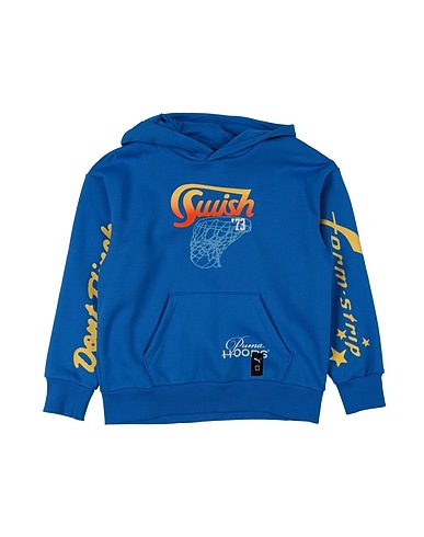 PUMA Sweatshirt BASKETBALL SWISH Hoodie FL
 Bright blue 66% Cotton, 34% Polyester, Elastane