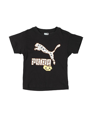 PUMA T-shirt CLASSICS MIX MTCH Tee
 Black 100% Cotton, Polyester