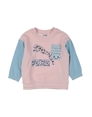 PUMA Sweatshirt CLASSICS MIX MTCH Crew TR Light pink 68% Cotton, 32% Polyester, Elastane