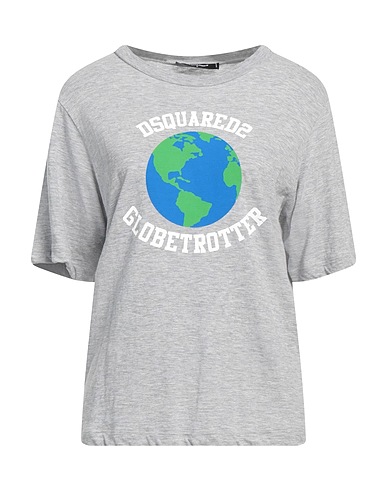 DSQUARED2 T-shirt Grey 88% Cotton, 12% Viscose