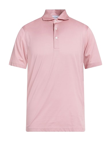 GRAN SASSO Polo shirt Salmon pink 100% Cotton