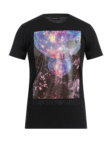 EMPORIO ARMANI T-shirt Black 100% Cotton