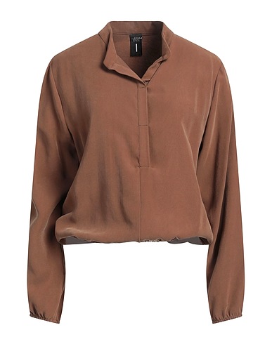 OBLÒ® UNIQUE Top Brown 93% Viscose, 7% Polyester