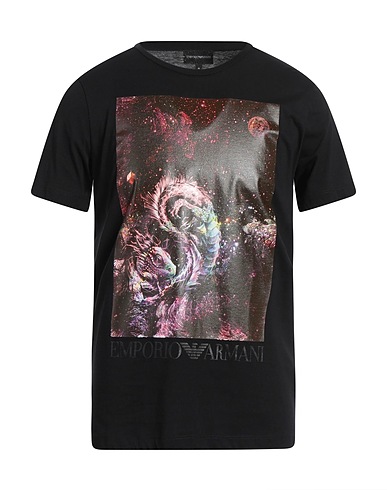 EMPORIO ARMANI T-shirt Black 100% Cotton