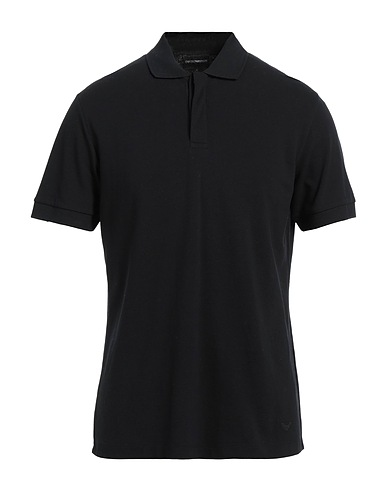 EMPORIO ARMANI Polo shirt Black 100% Cotton