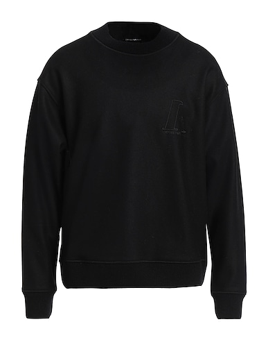 EMPORIO ARMANI Sweater NERO 75% Wool, 25% Polyamide, Virgin Wool, Elastane