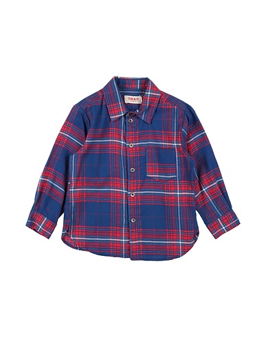MAAN Hemd mit Muster Blau 52% Baumwolle, 48% Tencel™