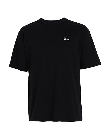 VANS T-shirt FLAMING SKULL WASHED SS TEE
 Black 100% Cotton