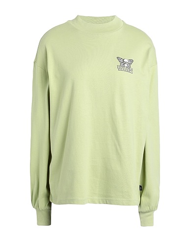 VANS Sweatshirt SKULLY FLY LS MOCK NECK
 Light green 100% Cotton