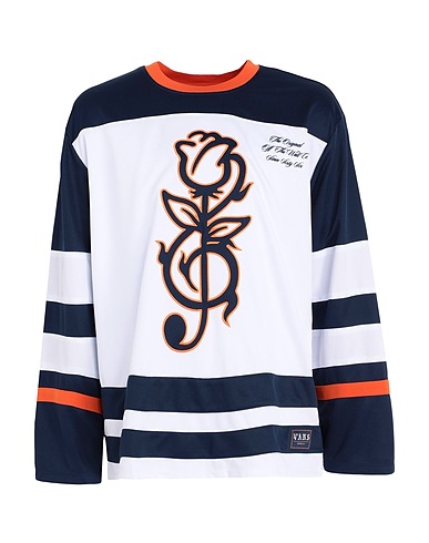VANS Sweatshirt TREBLE ROSE HOCKEY JERSEY
 Navy 100% Polyester