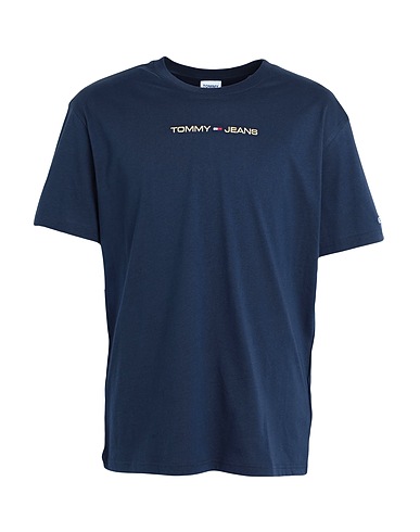 TOMMY JEANS T-shirt Blu navy 100% Cotone