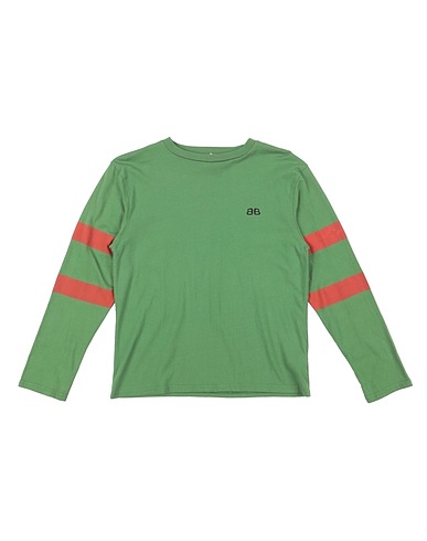BANDY BUTTON T-shirt Verde militare 100% Cotone