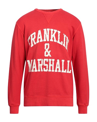 FRANKLIN & MARSHALL Sweatshirt Red 100% Cotton