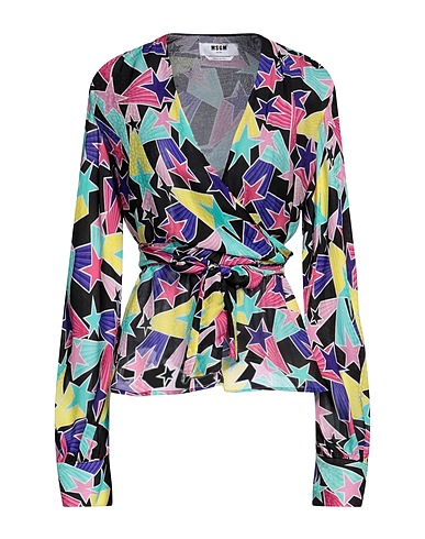 MSGM Top Black 100% Viscose