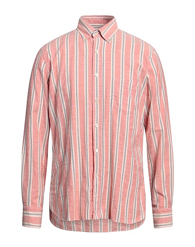 ALESSANDRO GHERARDI Striped shirt Brick 100% Cotton