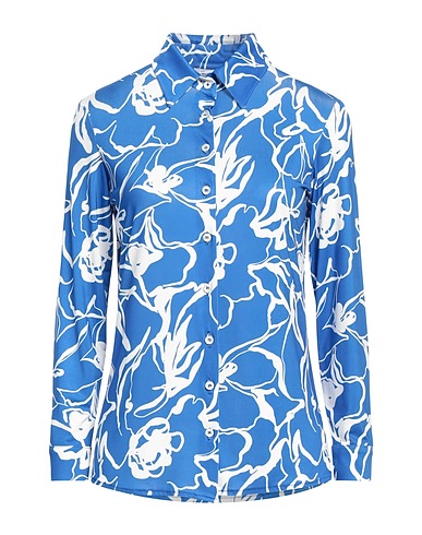 HOPPER Hemden und Blusen mit Blumen Blau 100% Viskose