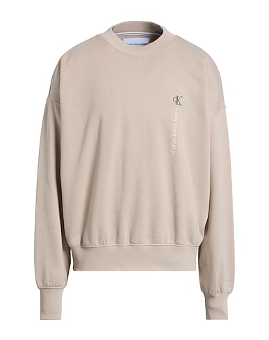 CALVIN KLEIN JEANS Sweatshirt Sand 60% Cotton, 40% Polyester