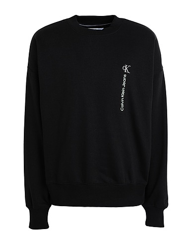 CALVIN KLEIN JEANS Sweatshirt Black 60% Cotton, 40% Polyester