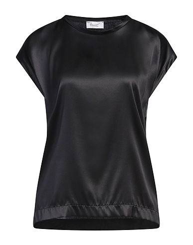 HOPPER Top Black 96% Silk, 4% Elastane