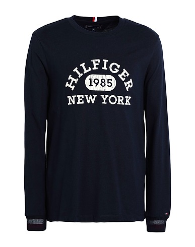 TOMMY HILFIGER T-shirt Blu navy 100% Cotone