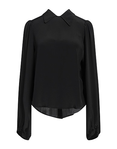 MERCI ITALIA Top Black 88% Acetate, 12% Viscose
