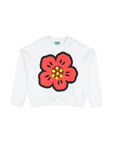KENZO KIDS Sweatshirt Ivory 100% Cotton, Elastane, Organic cotton